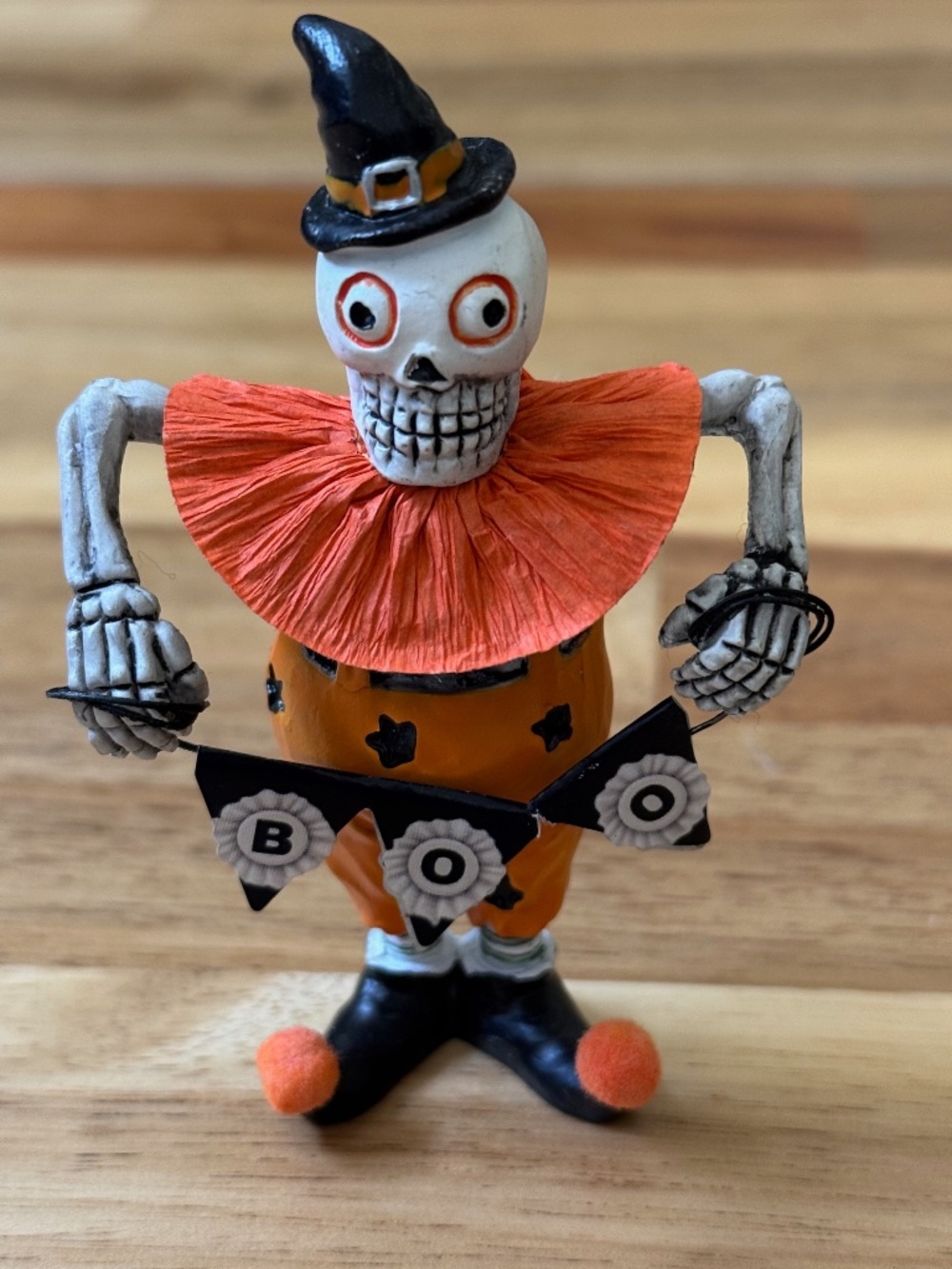 Maker's Halloween Littles miniature clown Skeleton figurine - Joann's